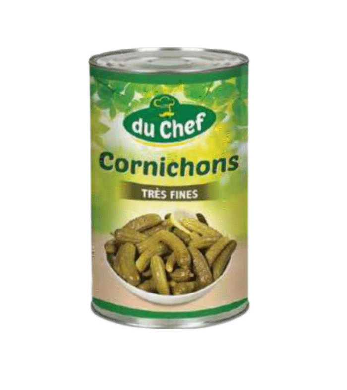 Cornichons calibre 5/1 – Bocal 4000 g (Poids égoutté 2120 g) – Lot de 3 unités – Image 1