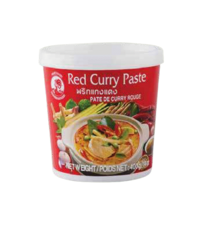 Pâte de Curry Rouge – Pot 400 g – Lot de 24 unités – Image 1